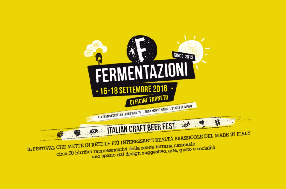 Dal 16 al 18 settembre a Roma torna la birra artigianale con "Fermentazioni" 