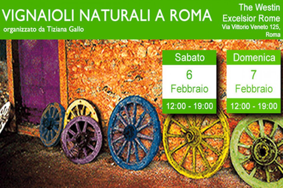 Il 6 e 7 febbraio a Roma arriva "Vignaioli Naturali" Il 6 e 7 febbraio a Roma arriva "Vignaioli Naturali"