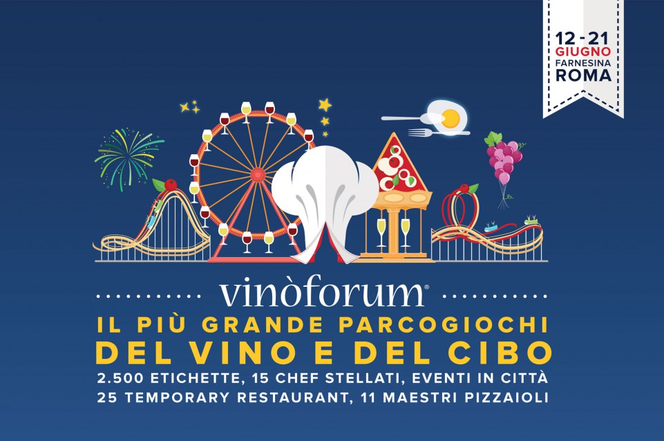 Il 5 giugno vi aspetta il gusto con Roma Wine & Food Week e Vinòforum