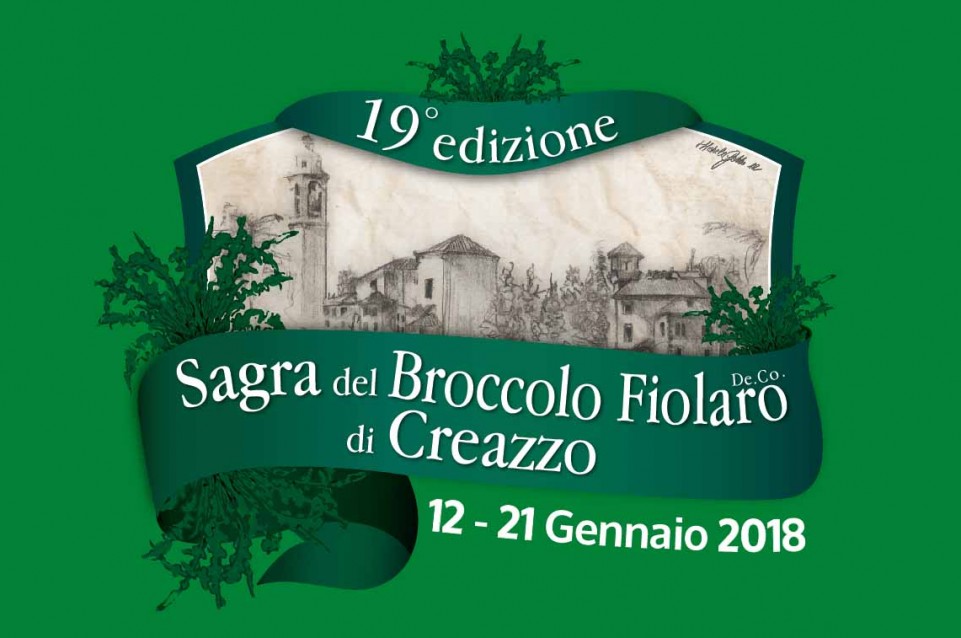 Dal 12 al 21 gennaio torna la "Sagra del Broccolo Fiolaro di Creazzo"  