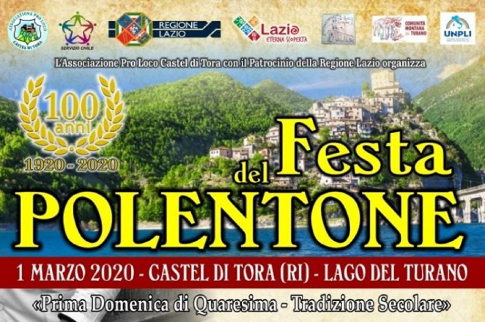 Sagra del Polentone: il primo marzo a Castel di Tora arriva il gusto  
