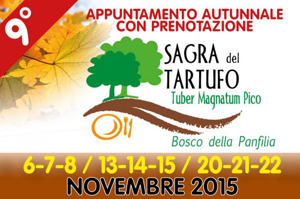 Sagra del Tartufo autunnale: a Sant'Agostino i primi 3 weekend di novembre 