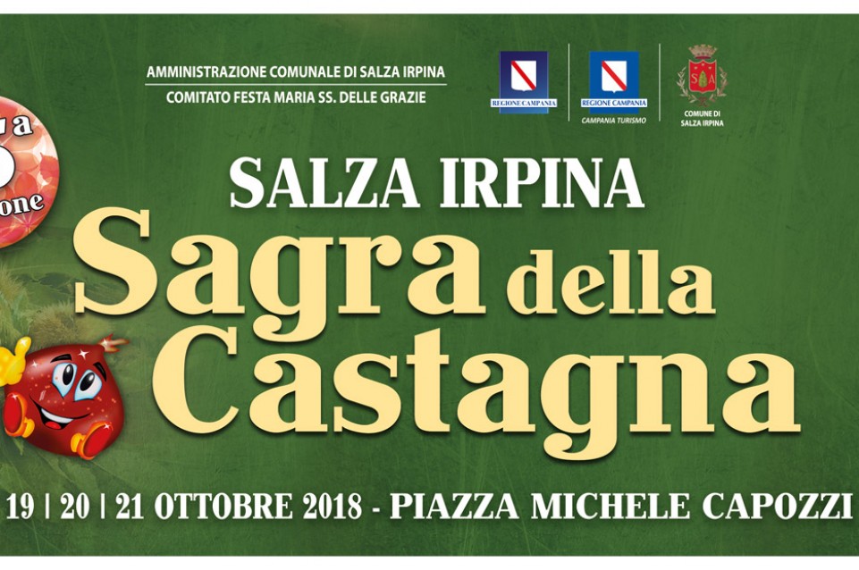 Sagra della Castagna: dal 19 al 21 ottobre a Salza Irpina