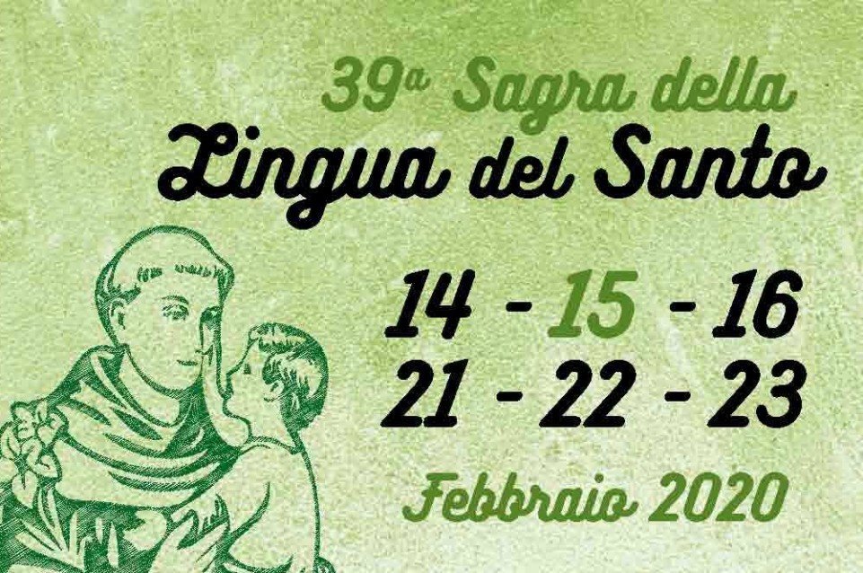 Sagra della Lingua del Santo: il 14, 15, 16 e 21, 22, 23 febbraio a Zeminiana