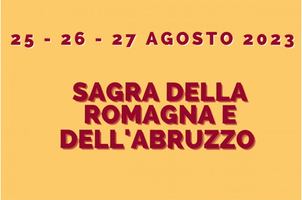 Sagra della Romagna e dell'Abruzzo: dal 25 al 27 agosto a Faenza