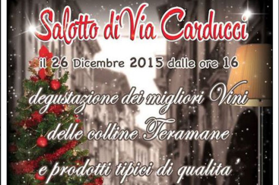 Salotto di Via Carducci: il 26 dicembre gusto e musica a Tortoreto Salotto di Via Carducci: il 26 dicembre gusto e musica a Tortoreto