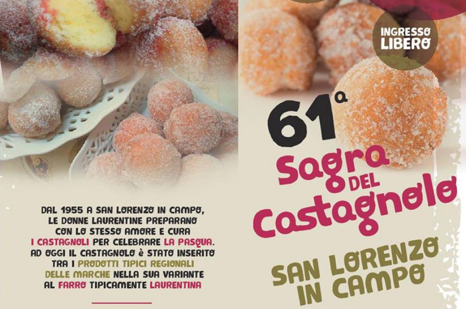 Una Pasquetta gustosa a San Lorenzo in Campo con la Sagra del Castagnolo Una Pasquetta gustosa a San Lorenzo in Campo con la Sagra del Castagnolo