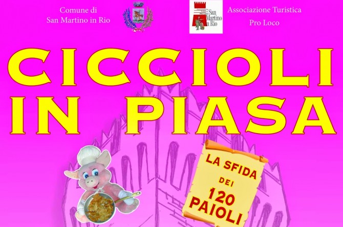 L'1 Marzo a San Martino in Rio torna "Ciccioli in Piasa": la festa dei ciccioli artigianali L'1 Marzo a San Martino in Rio torna "Ciccioli in Piasa": la festa dei ciccioli artigianali