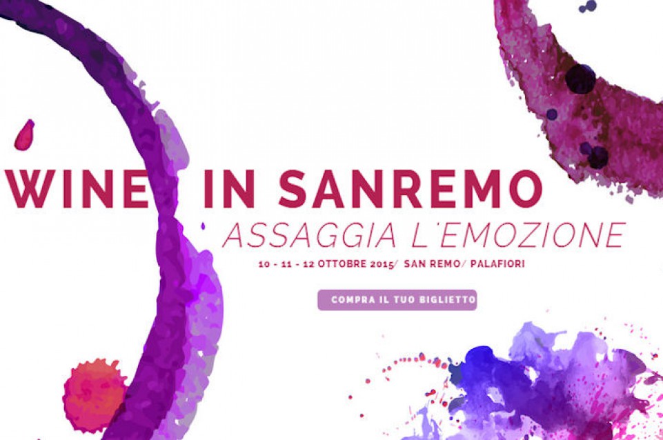 Dal 10 al 12 ottobre a Sanremo vi aspetta la prima edizione di "Wine in Sanremo" Dal 10 al 12 ottobre a Sanremo vi aspetta la prima edizione di "Wine in Sanremo"