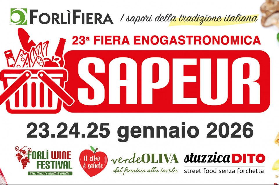 SapEur: dal 23 al 25 gennaio alla Fiera di Forlì
