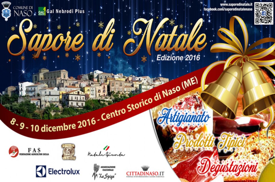 Sapore di Natale: dall'8 al 9 dicembre a Naso appuntamento con gusto e magia