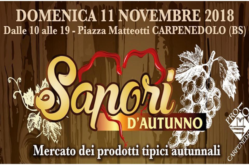 Sapori D'Autunno: l'11 novembre a Carpenedolo 