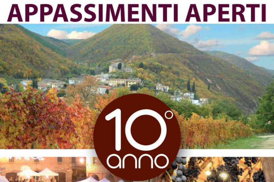 L'8 e il 15 novembre a Serrapetrona torna "Appassimenti Aperti"