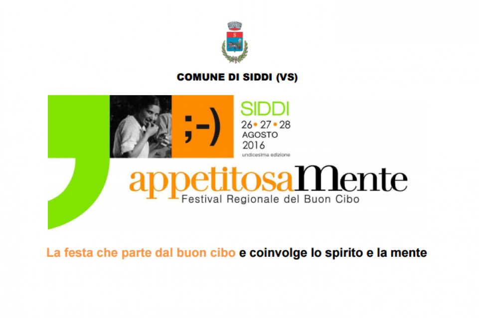 Dal 26 al 29 agosto a Siddi appuntamento con "Appetitosamente" Dal 26 al 29 agosto a Siddi appuntamento con "Appetitosamente"