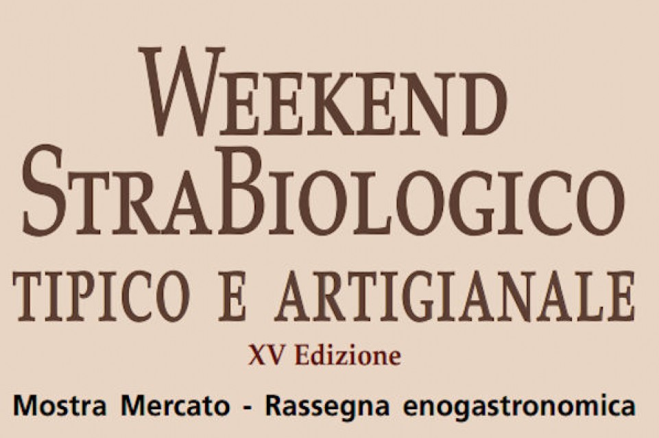 Dal 24 al 26 aprile a Stra vi aspetta "Un Weekend Strabiologico" Dal 24 al 26 aprile a Stra vi aspetta "Un Weekend Strabiologico"