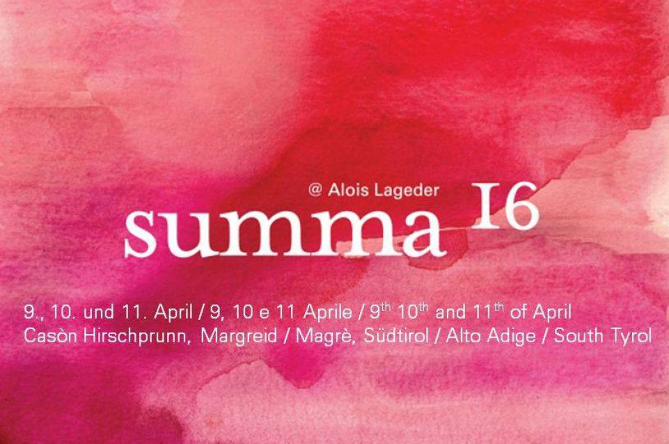 SUMMA: dal 9 all'11 aprile a Magré appuntamento con l'eccellenza vitivinicola internazionale SUMMA: dal 9 all'11 aprile a Magré appuntamento con l'eccellenza vitivinicola internazionale