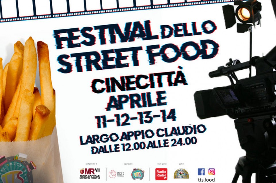 Dall'11 al 14 Aprile Il Tipical Truck Street Food fa tappa a Cinecittà