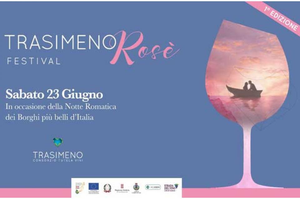 Il 23 giugno al via la prima edizione del "Trasimeno Rosé Festival" 