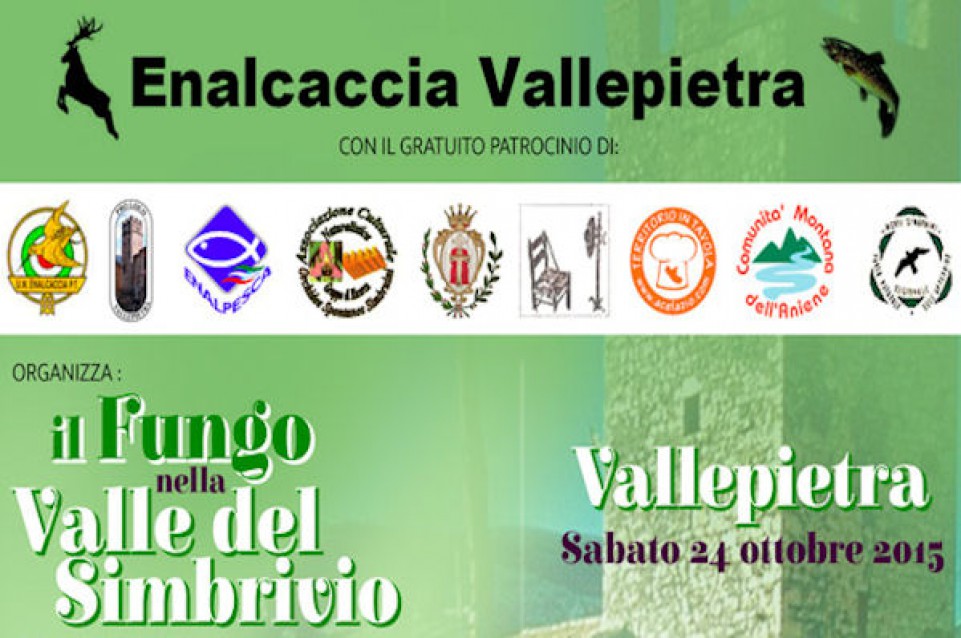 Il 24 ottobre a Vallepietra arriva una giornata dedicata al Il fungo nella Valle del Simbrivio
