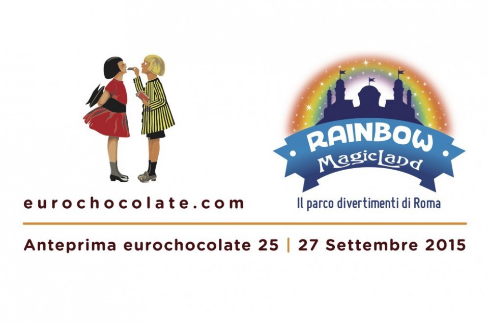 Dal 25 al 27 settembre a Valmontone Rainbow MagicLand ospita l'anteprima di Eurochocolate 2015 Dal 25 al 27 settembre a Valmontone Rainbow MagicLand ospita l'anteprima di Eurochocolate 2015