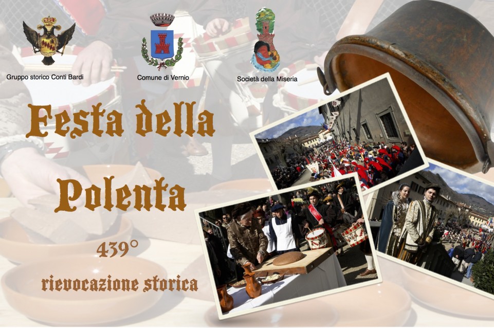 Il 22 febbraio a Vernio si festeggia la storica "Festa della polenta"