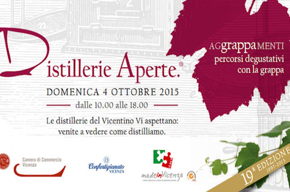 Domenica 4 ottobre a Vicenza vi aspetta "Distillerie Aperte"