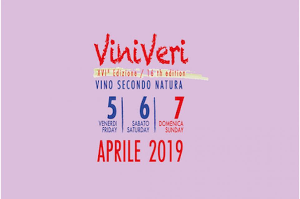 ViniVeri – Vini secondo Natura: dal 5 al 7 aprile a Cerea 
