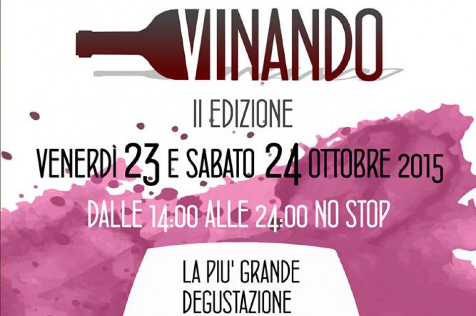Il 23 e 24 ottobre a Viterbo arriva la II edizione di "Vinando"