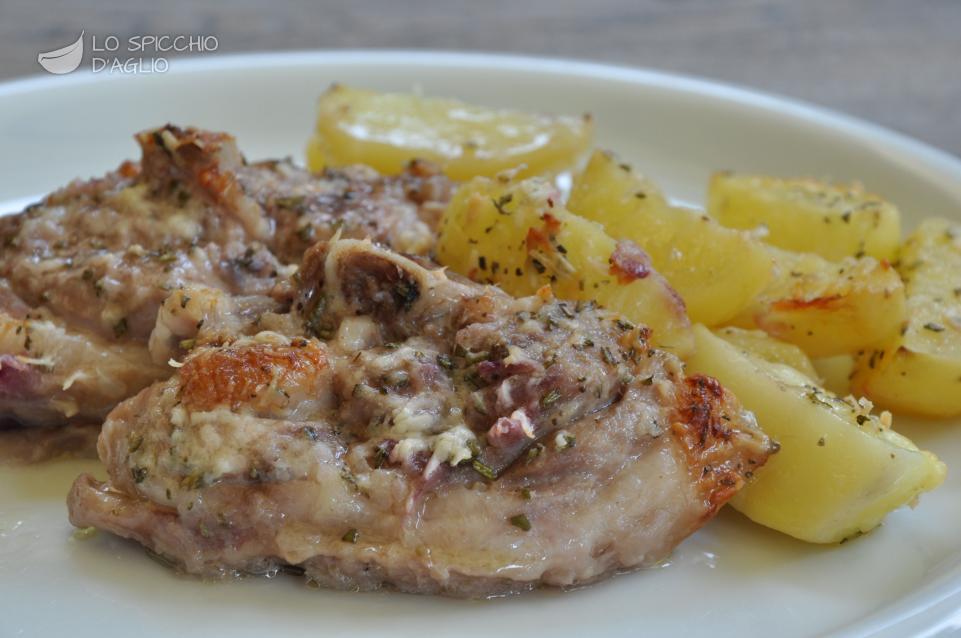 Agnello al forno con patate