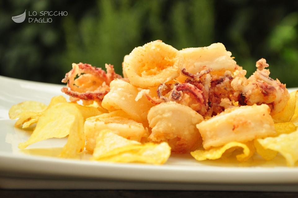 Ricetta Frittura Di Calamaretti E Patate Le Ricette Dello Spicchio D Aglio