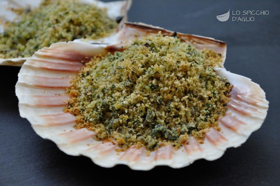 Capesante al gratin di capperi Capesante al gratin di capperi