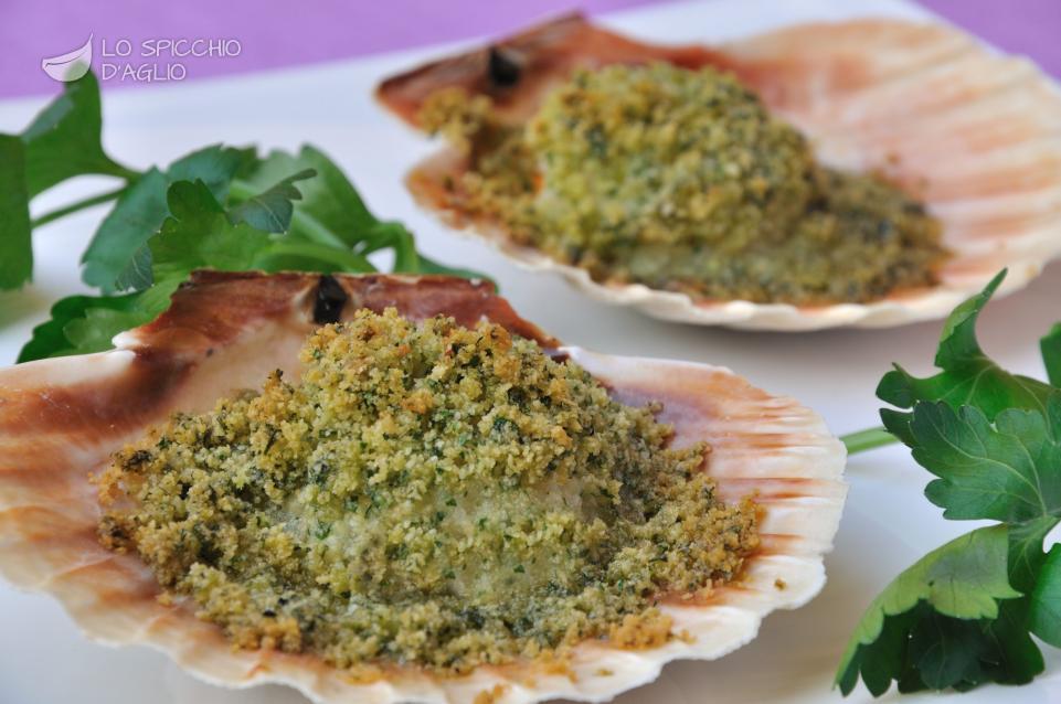 Capesante gratinate Capesante gratinate
