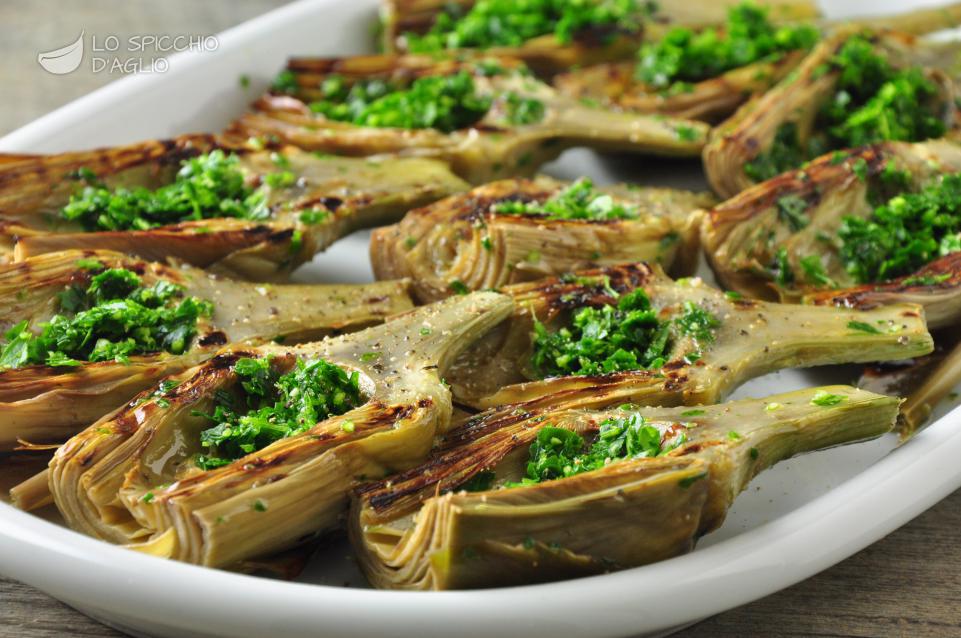 Carciofi alla piastra Carciofi alla piastra
