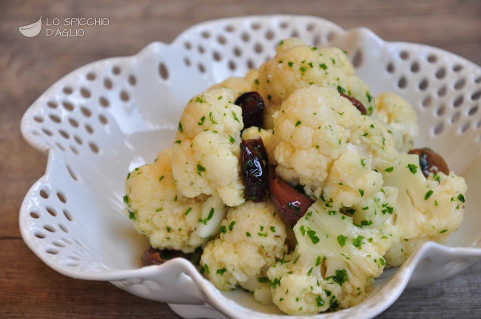 Insalata di cavolfiore alle olive