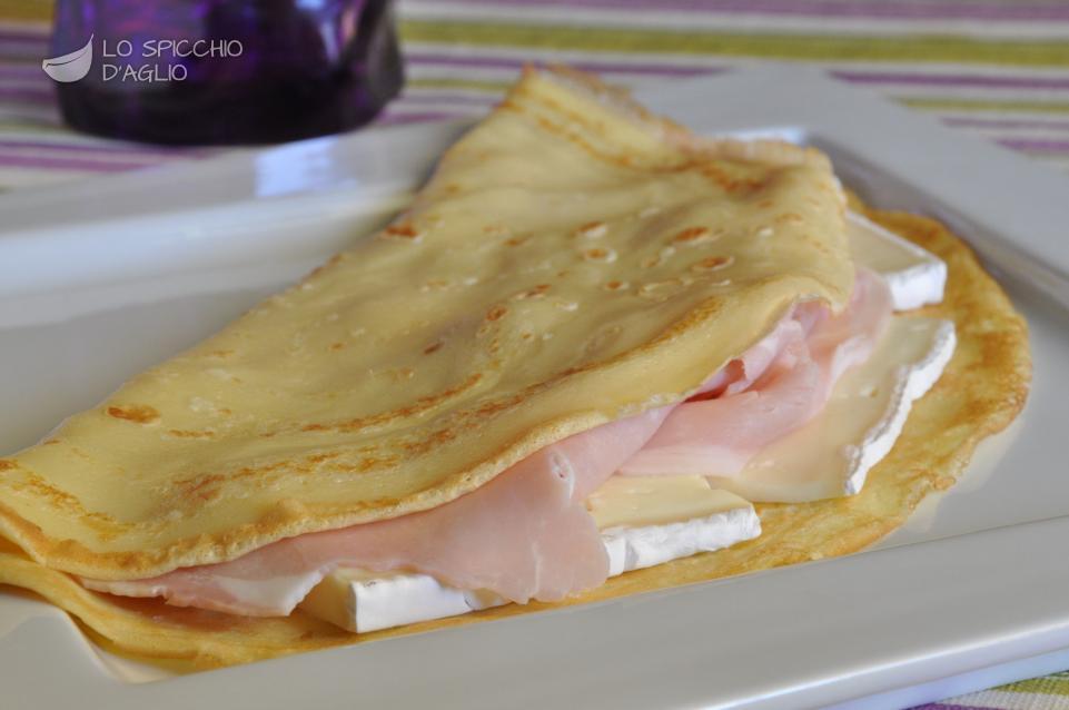 Crepes cotto e Brie Crepes cotto e Brie