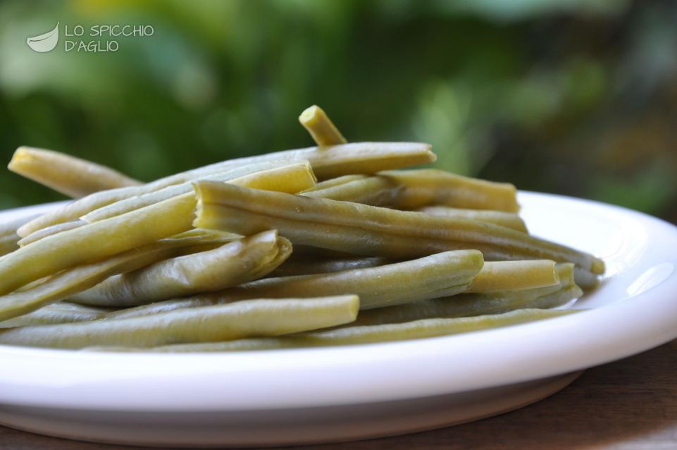 Fagiolini a vapore Fagiolini a vapore