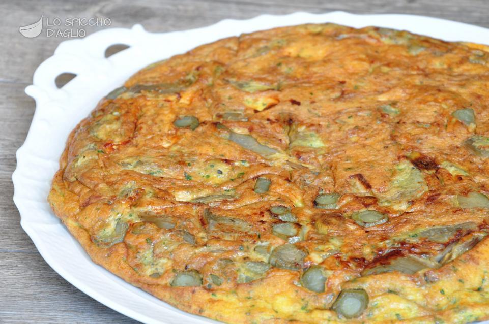 Frittata carciofi e fontina Frittata carciofi e fontina
