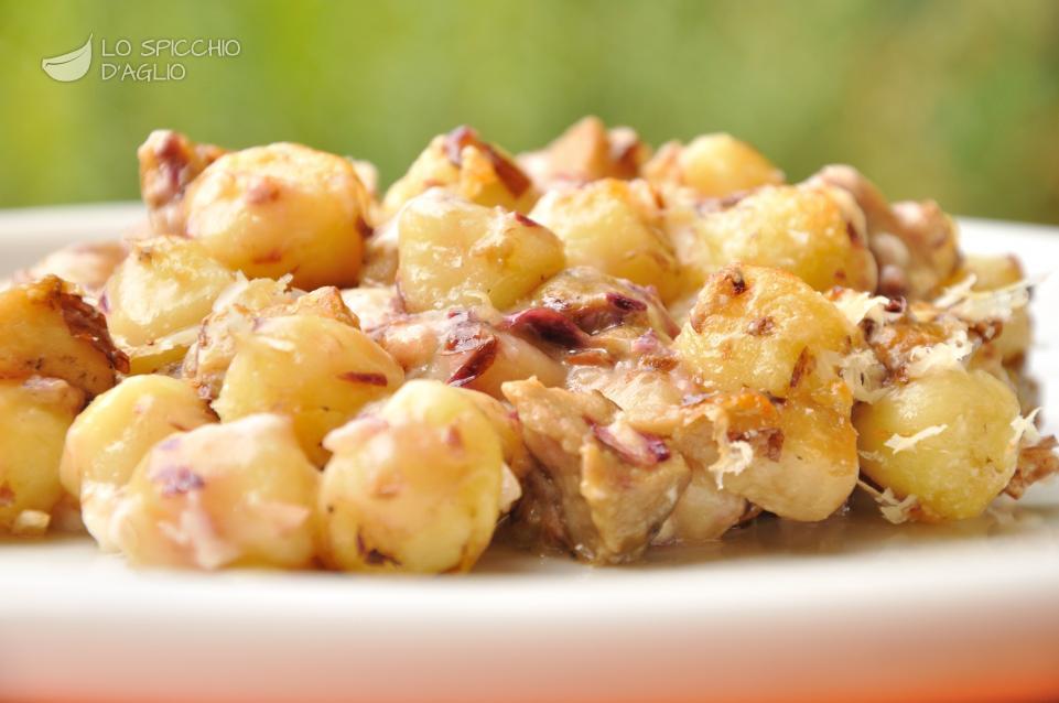 Gnocchi stracchino e porcini