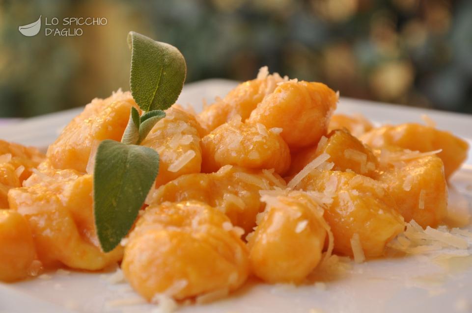 Gnocchi di zucca burro e salvia