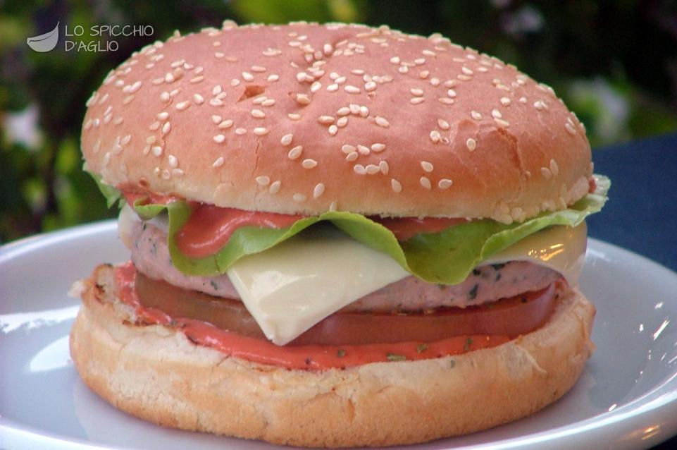 Hamburger di Pollo fatto in Casa