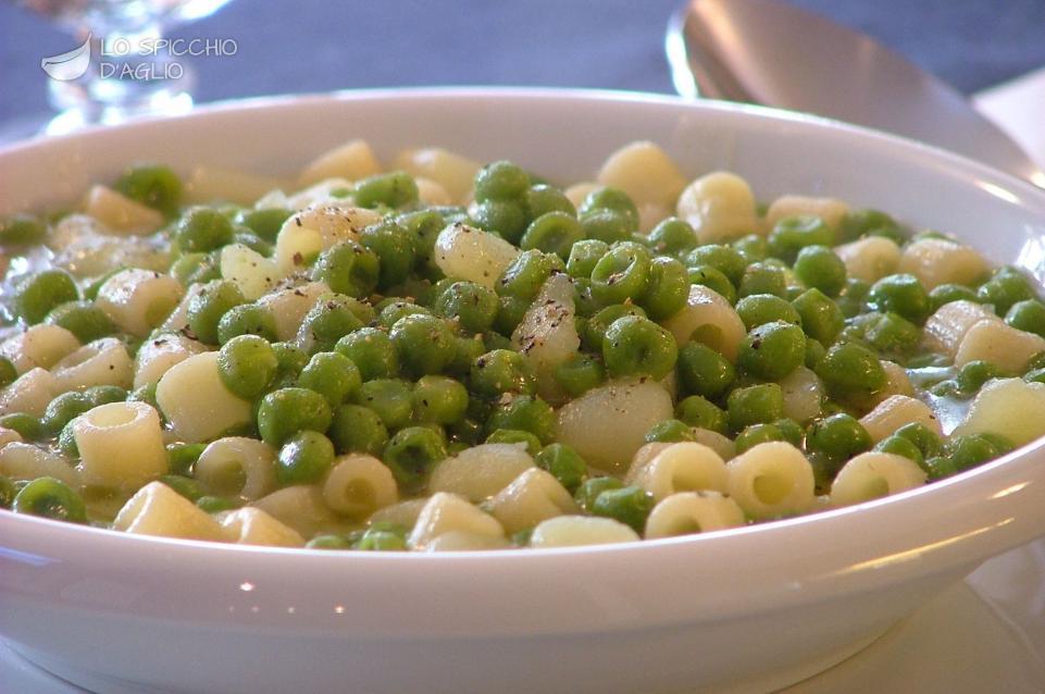 Minestra patate e piselli