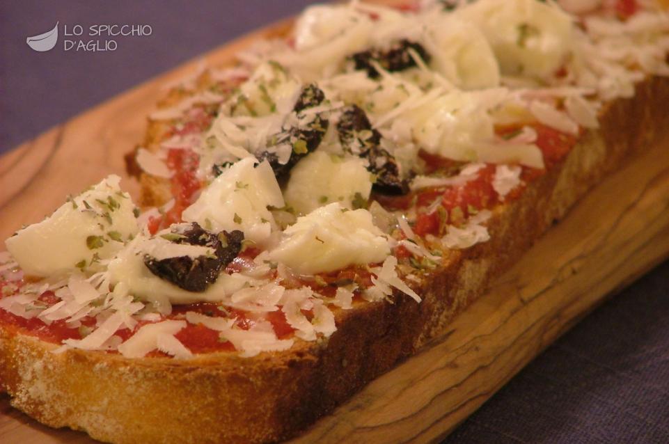 Pan di pizza bufala e Parmigiano