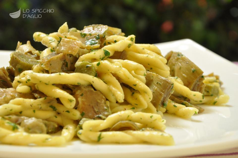 Ricetta - Pasta ai carciofi - Le ricette dello spicchio d'aglio