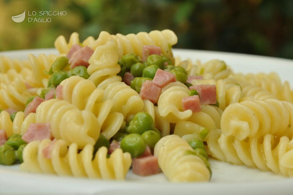 Pasta cotto e piselli