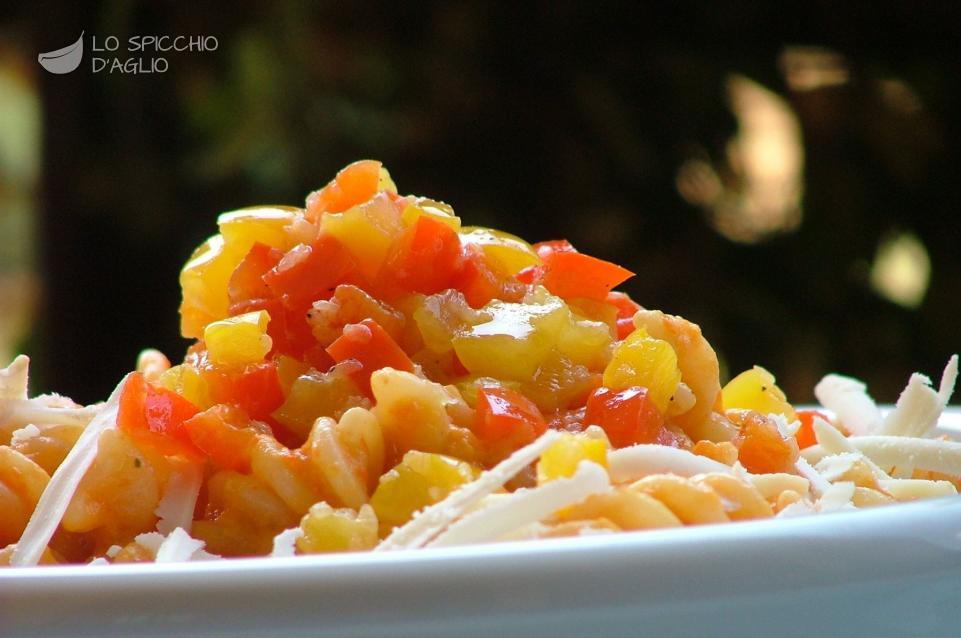 Pasta alla crema di peperoni Pasta alla crema di peperoni