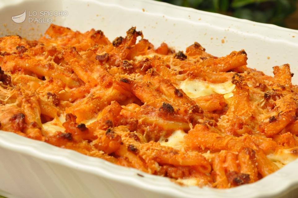 Ricetta - Pasta al forno alla siciliana - Le ricette dello spicchio d'aglio