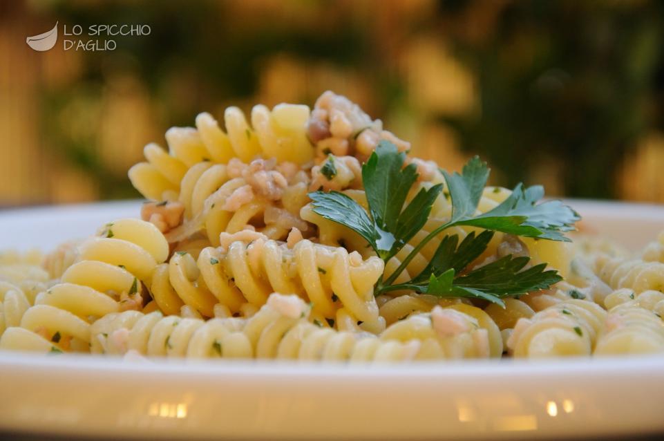 Pasta al pesce spada affumicato