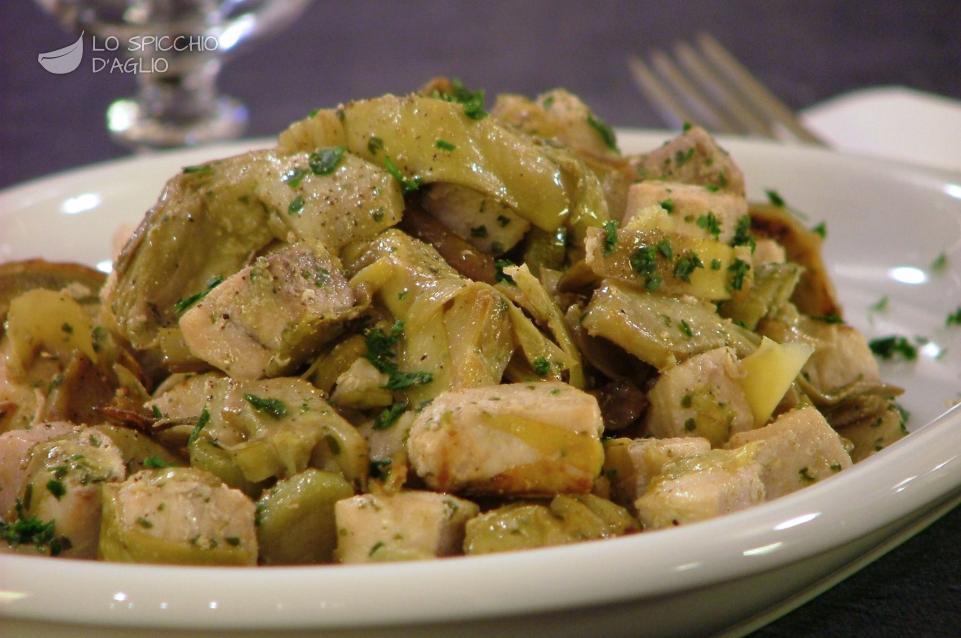 Pesce spada ai carciofi