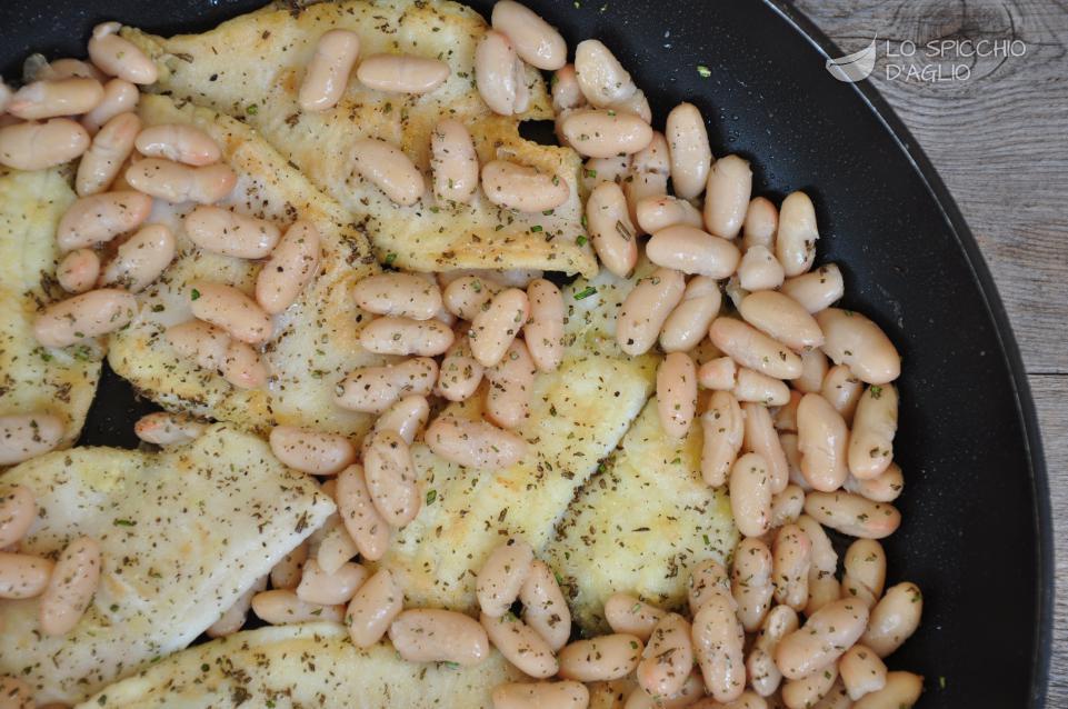 Filetti di platessa ai cannellini Filetti di platessa ai cannellini