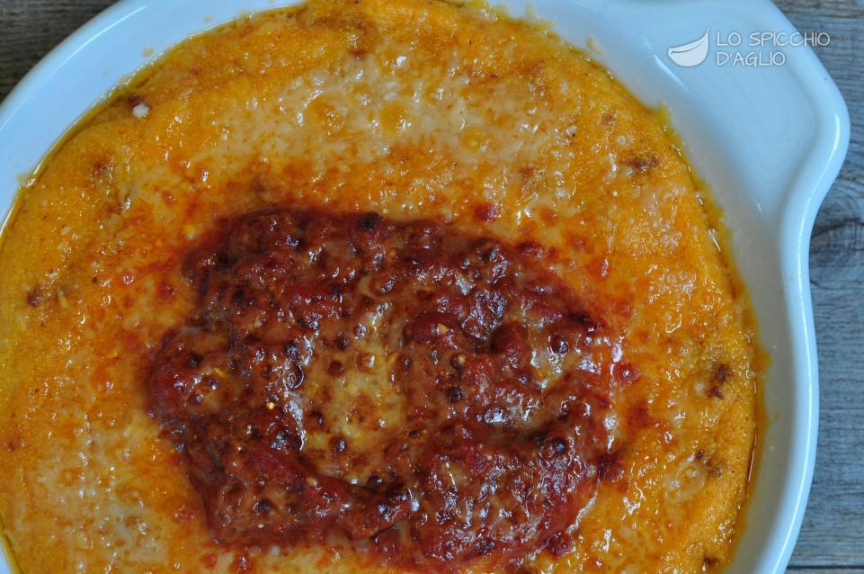 Polenta gratinata al ragù